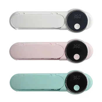 

Promotion! UV Toothbrush Holder,Wall Mounted Toothbrush Organizer USB Charging Toothpaste Dispenser with Timing Function