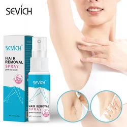 Sevich Painless Hair Removal Spary And Hair Growth Iinhibitor Set  Arm Leg Back Underarms Full Body Gentle Non-Irritating Care