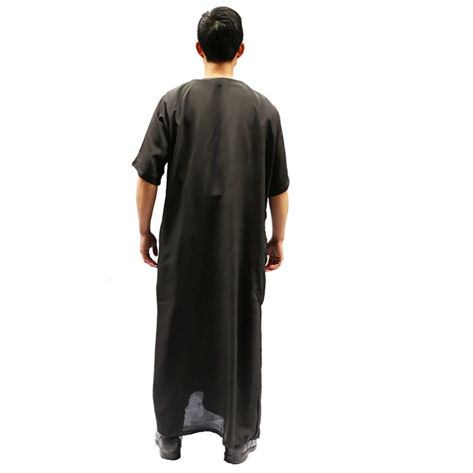 Clomplu 12 шт. jubba thobe abaya мусульманское платье Саудовской Аравии Исламская одежда модная повседневная мужская одежда случайных цветов