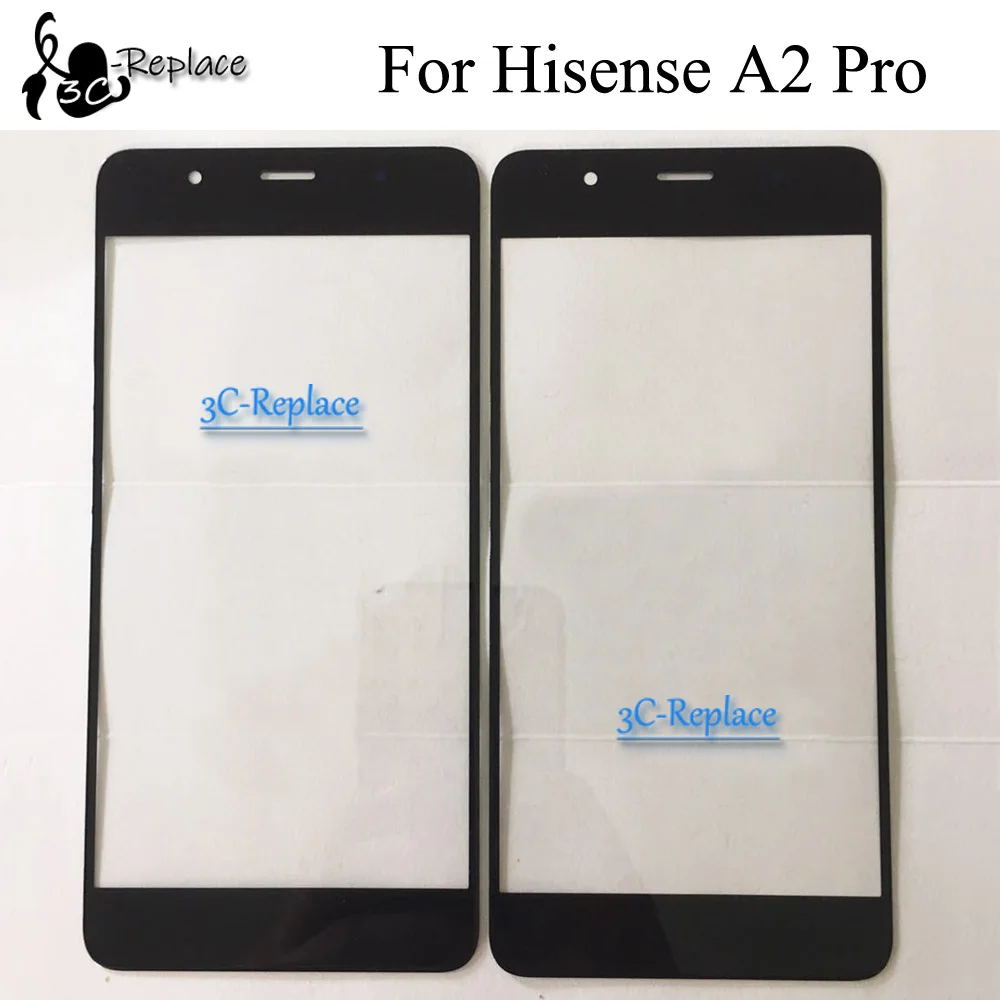 Черный/синий 5,5 дюйма Новинка Протестировано для Hisense A2 Pro переднее внешнее Сенсорное стекло Сенсорная панель объектива