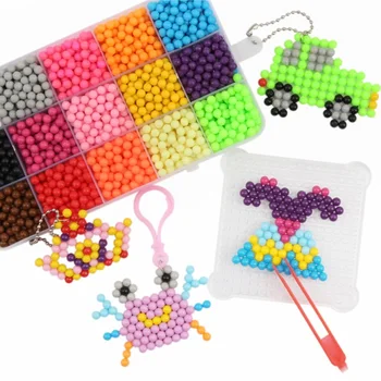 

24 Colors Refill Beads Puzzle Crystal DIY Water Spray Beads Set Ball Games 3D Handmade Magic Splice Toys for Children 2020