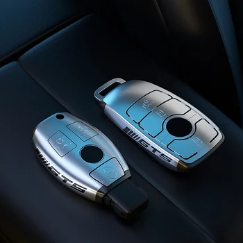 Custodia per Chiave/telecomando per Mercedes Benz 2017 classe E W213 2018 classe S accessori - Custodia protettiva per chiave auto per PC di fascia alta custodia protettiva morbida per Mercedes