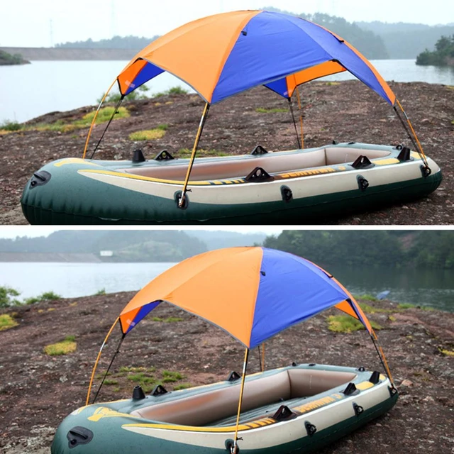 Inflatable Boat Shading Awning Rainproof Sunscreen Outdoor Fishing Tent for  Summer Waterproof Tent Boat Kayak Rafting Accessorie - AliExpress