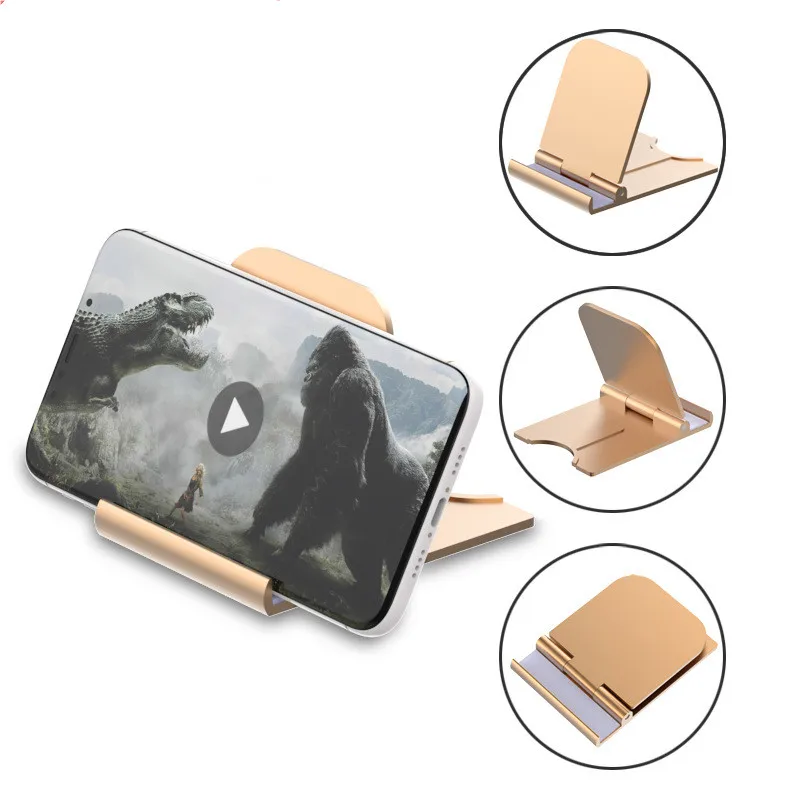 

Universal Folding Cell Phone Table Stand Plastic Desk Stand Mobile Phone Holder Phone and Tablet Ring Holder