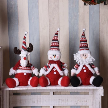 

Old Man with Pointed Hat and Snowman Doll Home Christmas Decorations DIY Christmas Gift 2021 New Year Christmas Decoration