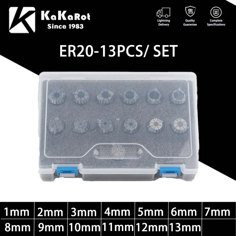 1Set ER Collet Chuck ER11 ER16 ER20 ER25 ER32 ER40 CNC Milling Tool Holder Engraving Machine Lathe Mill Spring Chuck CNC spring collet tool holder collet chuck spring collet chuck collet chuck holder engraving collet chuck