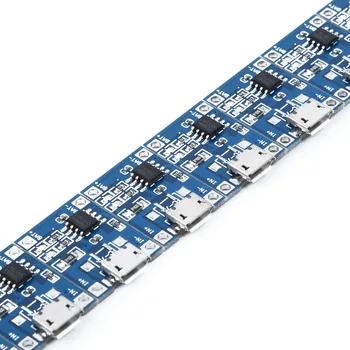

10x TP4056 Micro USB Charger Module 18650 Lithium Battery Charger Charging Board