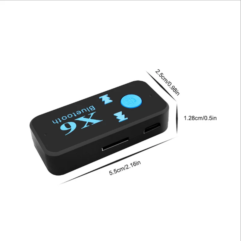 3,5 мм AUX аудио MP3 музыкальный bluetooth-ресивер автомобильный комплект Беспроводной Громкая Связь Динамик адаптер для наушников Hands Free вызов
