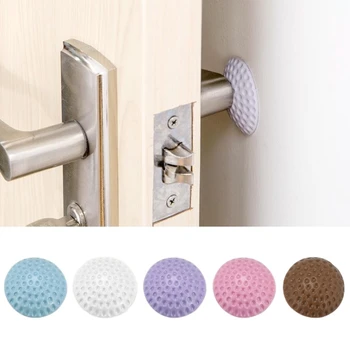 

10 Pack Door Handle Bumper Rubber Lock Crash Mat Pad Wall Protector Guard Room Door Stopper Cushion