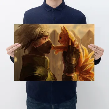 

Naruto Poster vintage Classic Anime Cartoon Kraft Paper Poster Painting Wall Stickers Home Decorative poster