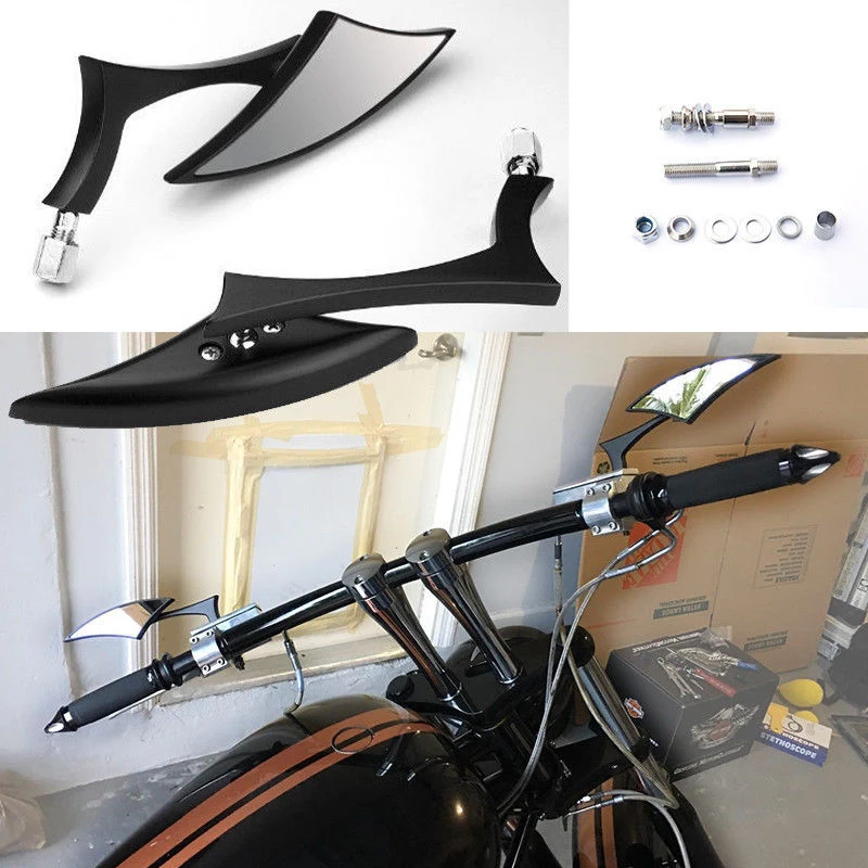 Боковые зеркала TiOODRE для мотоцикла Honda Yamaha Kawasaki Suzuki Blade боковые заднего вида