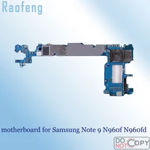 Raofeng разблокирован для samsung Note 9 N960F материнская плата полная функция материнская плата одна sim логическая плата