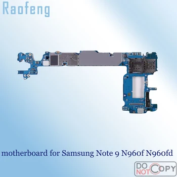 

Raofeng Original Unlocked for samsung Note 9 N960FD motherboard full function function mainboard dual sim Logic Board