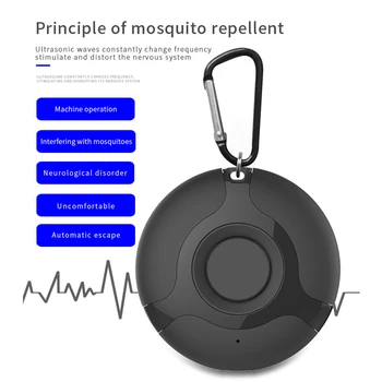 

1pcs Anti Mosquito Repellent Outdoor Ultrasonic Electronic Roach Control USB Charging Repellents Garden Supplies