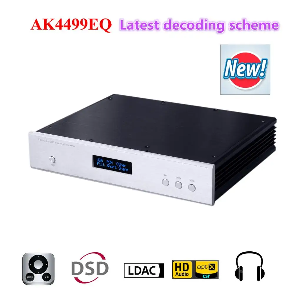 Ak4499 полный баланс DAC декодер CSR8675 Bluetooth 5 0 APTX-HD LDAC коаксиальный волоконный вход с usb