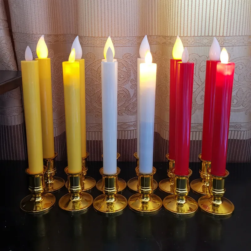 2pcsRestaurantdinnertablecandlelightflamelessLEDelectronic