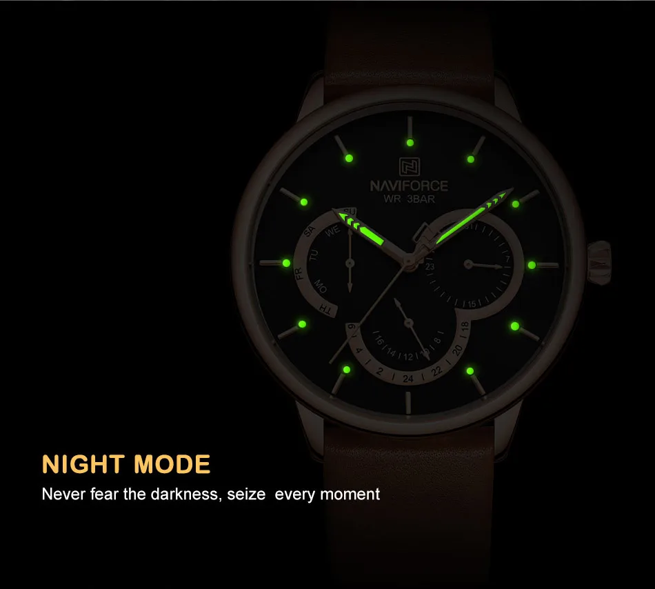 Мужские часы Топ люксовый бренд NAVIFORCE для мужчин s Модные розовое золото черные мужские кварцевые часы повседневные спортивные наручные часы Relogio Masculino