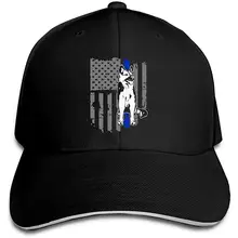 Мужская Женская Бейсболка с флагом немецкой овчарки США, полицейской собакой, дальнобойщиком