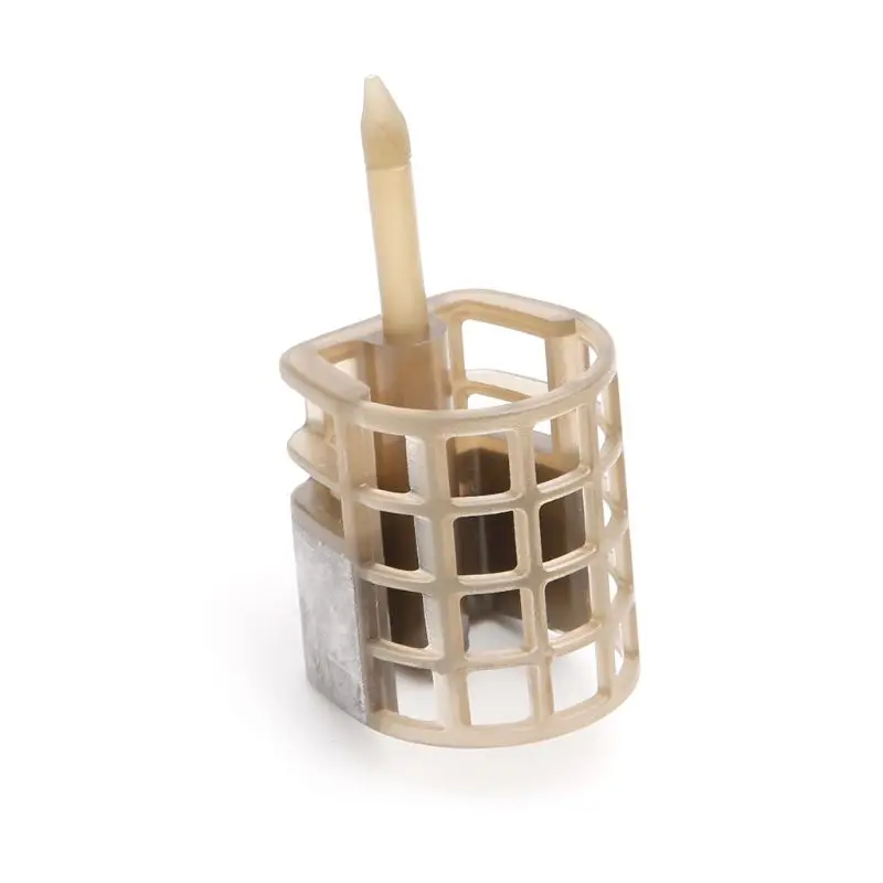 

25G 30G Lead Fishing Tackle Feeder Fishing Feeder Tool Accessories Bait Cage G8TD