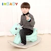 Children Cute Rocking Horse Kid Multi-functional Plastic Rocking Chair Indoor Ride On Toy Toddler Playpen Accessories for 0-6Y 1