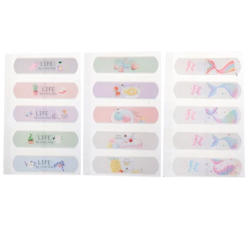 

20 Pcs/lot Lovely Cute Band Aid Disposable Wound Sticker Kawaii First Aid Emergency Kit For Kids Children Adhesive Bandages Home