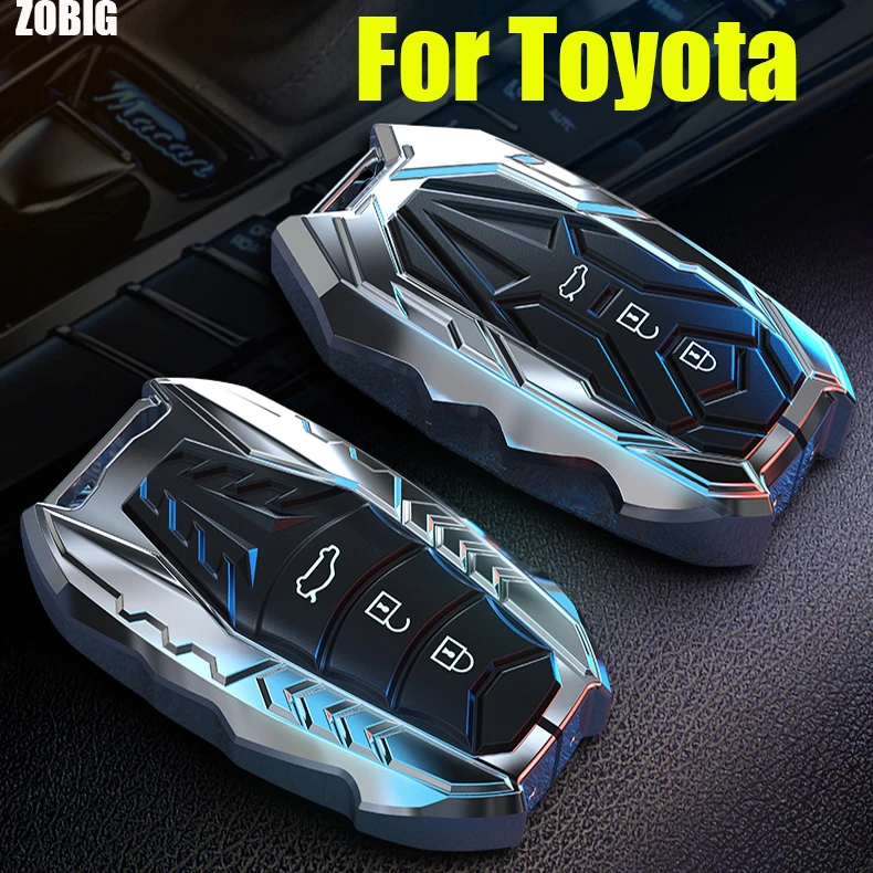 

ZOBIG for Toyota Key Fob Cover Key Case Cover Protector Compatible with 2017-2019 Toyota C-HR Prius Toyota Camry cross