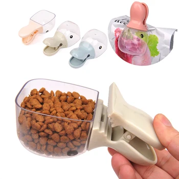 

Pet Food Spoon For Dog Bowls Multi-Function Bowl For Cats/Puppies/Small Dogs Scoop For Cat Food Dog Food Water Bowl Fountain