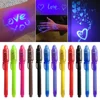 Invisible Ink Pen,Secrect Message pens, 2 In 1 Magic UV Light Pen for Drawing Funny Activity Kids Party Students Gift DIY School ► Photo 1/6
