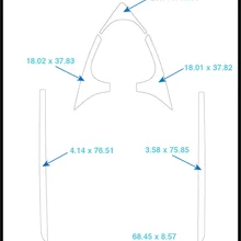 2003 Mastercraft Maristar 210 задняя палуба& транца& носовая Подушка лодка EVA Тиковый настил 1/" 6 мм