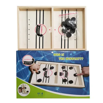 

Catapult Chess Bumper Chess Parent-child Interactive Game Table Desktop Battle 2 In 1 Ice Hockey Game Toy Drop Shipping