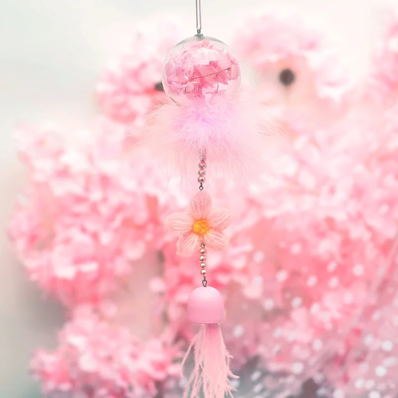 LED Night Light Sakura Flowers Ball Wind Chime Decoration For Girl Kid Birthday Christmas Valentine'S Day Wedding Party Gift D30 - Испускаемый цвет: Flower