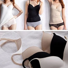 LOOZYKIT для женщин Модальные без оправы мягкие Жилеты Твердые Интегрированные эластичные Йога топы сексуальный бесшовный жилет Глубокий V бег одежда регулируемый