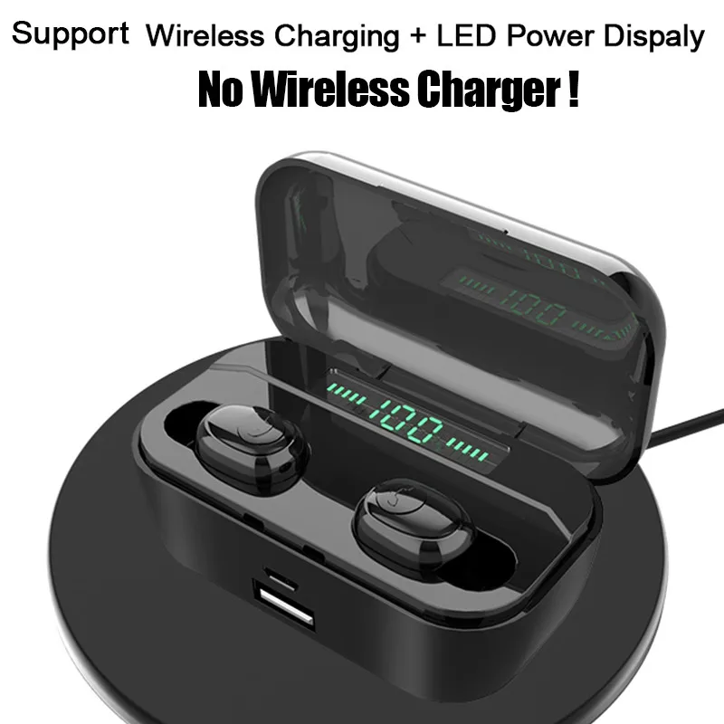 Bluetooth G6S TWS Original Earphone Wireless Headset Hifi bass Earhook Earbud Led Power Display For iPhone Samsung Huawei Xiaomi