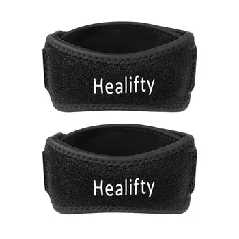 

1 Pair Black Soft Adjustable Durable Knee Protector Knee Pads Knee Support Brace for Patella Adults Tendon Pain Relief