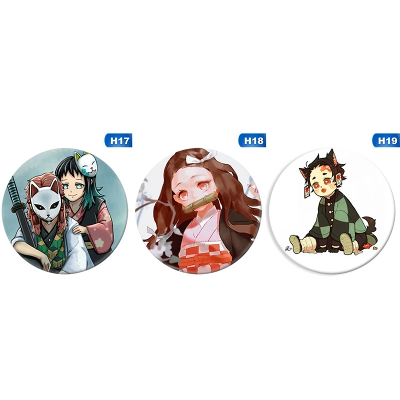 Аниме Demon Slayer: Kimetsu No Yaiba Kamado Tanjirou Nezuko Agatsuma Zenitsu косплей реквизит круглые