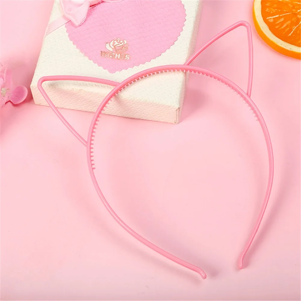 Women's Girls Rabbit Ears Striped Hair Strap Hair Strap Soft Chiffon Round Headband Headband Headwear Hot Sale Explosions - Цвет: 5