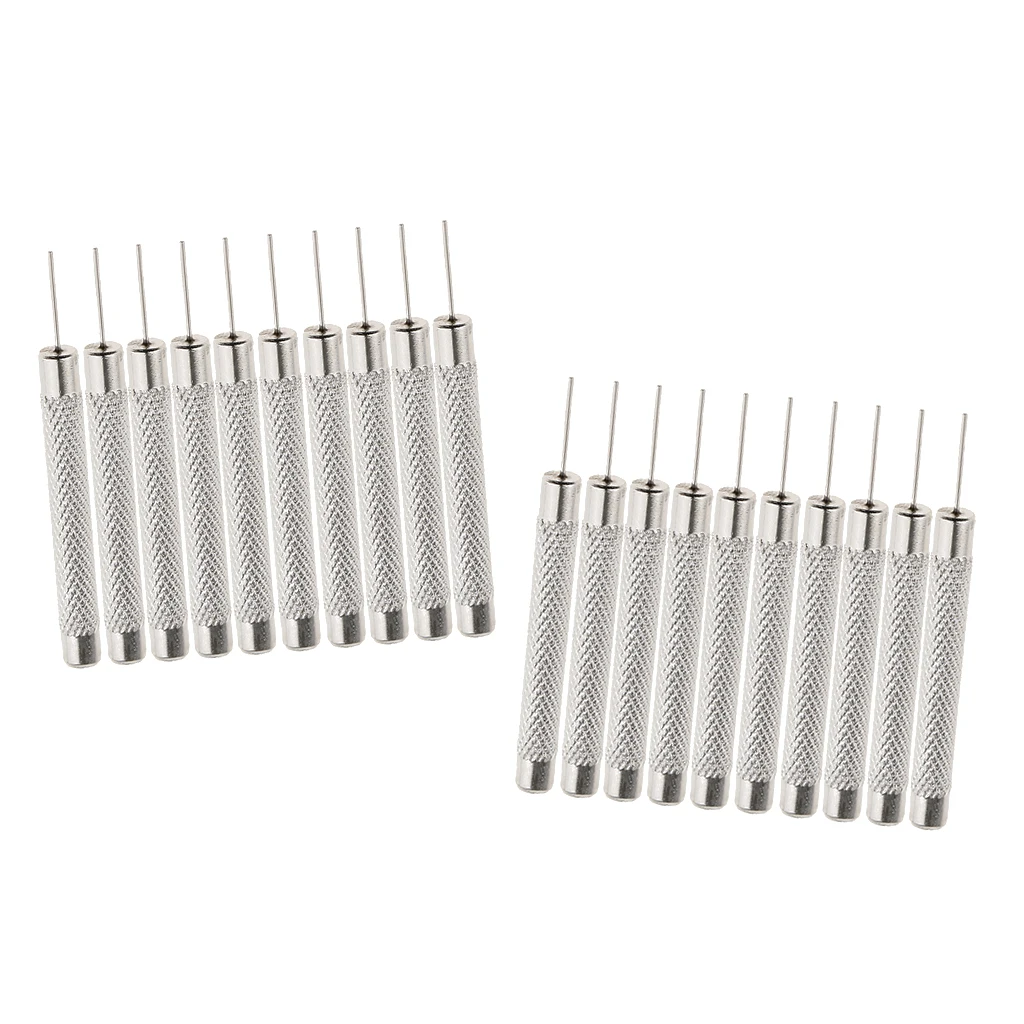 Accesorios de herramientas de extracción de Pin de correa de reloj, diámetro de 0,7mm, 20 piezas