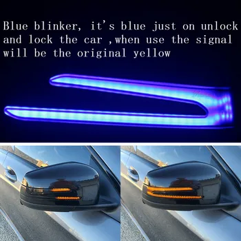 

For Mercedes-Benz W176 W246 W204 W212 C177 X156 Dynamic Turn Signal LED Side Rearview Mirror Indicator Blinker Repeater Light