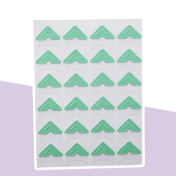 

9 Color 24pcs/sheet DIY Cute Pure Candy Color Corner kraft Paper Stickers for Photo Albums Frame Decoration Scrapbooking