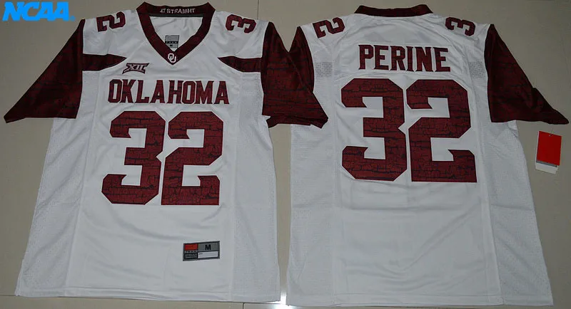 Новое поступление высокое качество NCAA Samaje Perine#32 футболка колледжа Limited Джерси S-XXXL - Цвет: 1