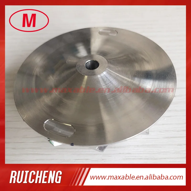 T04E 6+6 blades 52.45/74.99mm turbocharger milling/aluminum 2618/billet compressor wheel