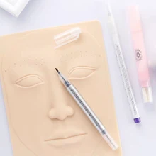 Хирургическая практика, маркер для кожи, брови, маркер, набор, тату, маркер для кожи, ручка с измерительной линейкой, инструмент для позиционирования микроблейдинга