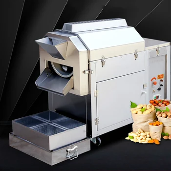 

Commercial Peanut Walnut Roasting Machine Frying Fried Chestnuts Nuts Machine
