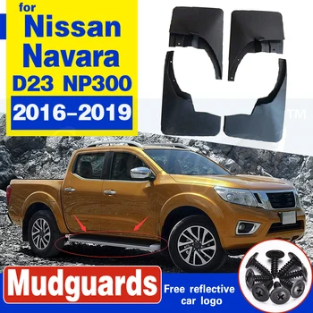 

Car Mud Flaps Front Rear Mudguard Splash Accessories For Nissan Navara D23 NP300 2016~2019 2017 2018 Splash Guards Mudflaps