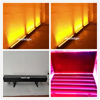

(10pcs+flycase) 18x15w led bar dmx rgbwa color wash lyre linear bar led dj bar wall wash led