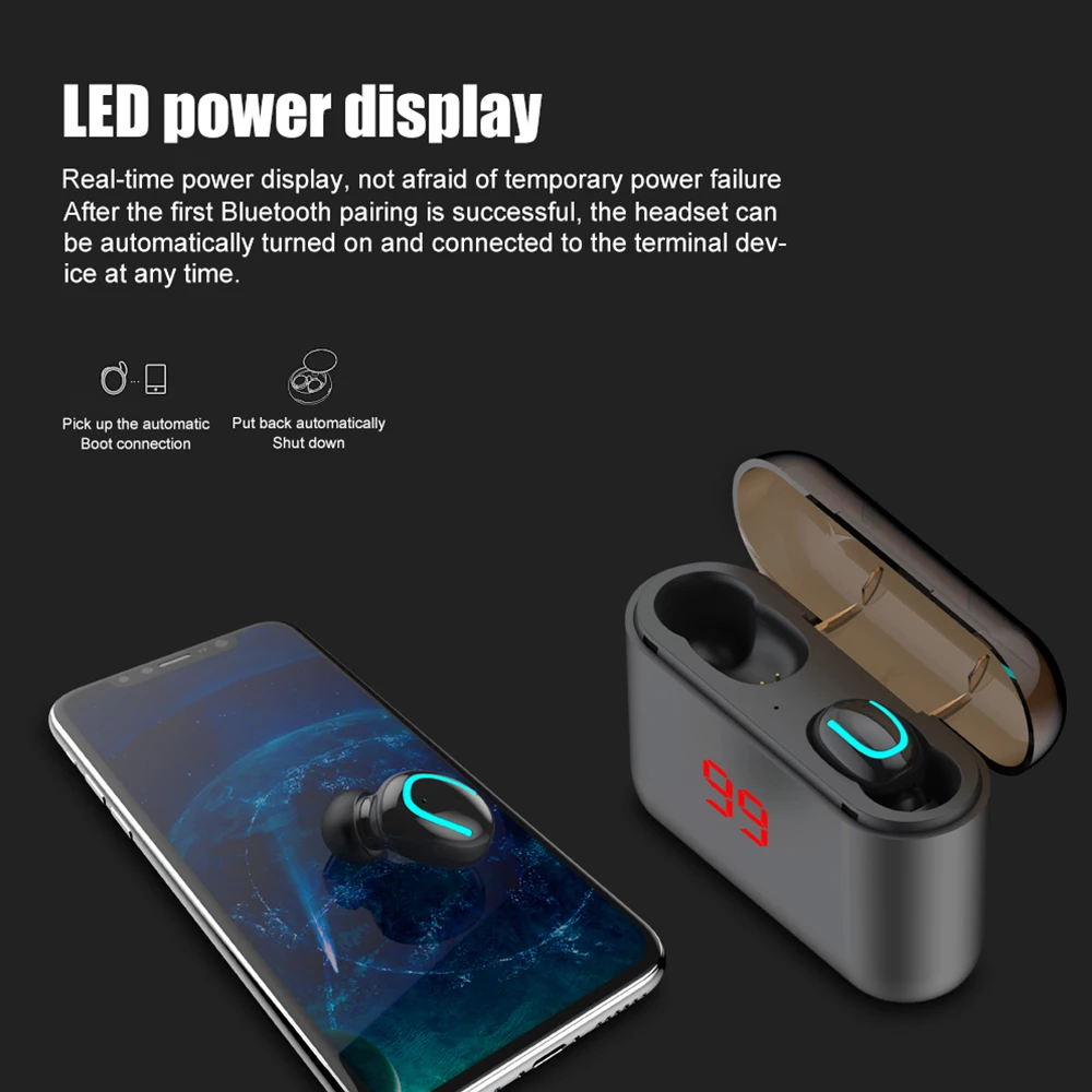 Q32 TWS Bluetooth 5 0 наушники HBQ беспроводные головные уборы спортивные свободные 3D