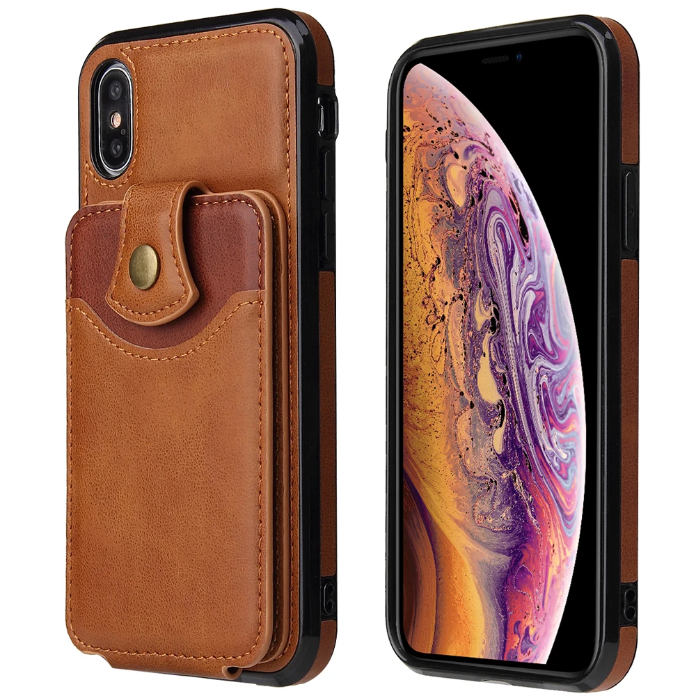 Кожаный чехол для iPhone11 Pro Max XR XS XSMax SE 8 7 6 6s Plus | Мобильные телефоны и аксессуары