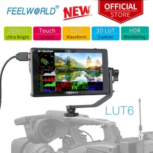 FEELWORLD LUT6 6 дюймов 2600 нит HDR 3D LUT сенсорный Экран на Камера полевая DSLR для контроля уровня сахара в крови с сигнала VectorScope для Youtube Live FEELWORLD LUT6 6 дюймов 2600 нит HDR 3D LUT сенсорный Экран на Камера полевая DSLR для контроля уровня сахара в крови с сигнала VectorScope для Youtube Live