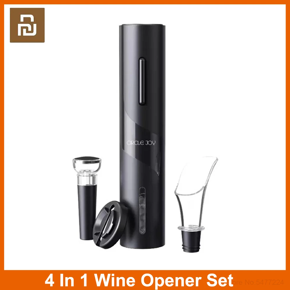Circle Joy Electric Wine Opener Rechargeable Automatic Corkscrew Creative Bottle Suit for Home Use | Электроника