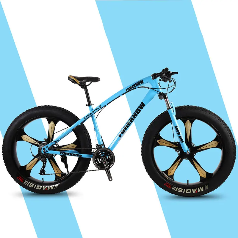 Mountain Bike Mountain Cross Country Beach Snowmobile Adult Wide Tire Leisure Scooter Speed Male and Female Students Bicycle